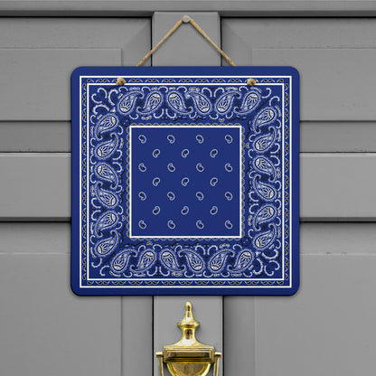 Royal Blue Bandana Signs