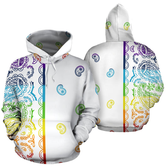 rainbow pullover  hoodie