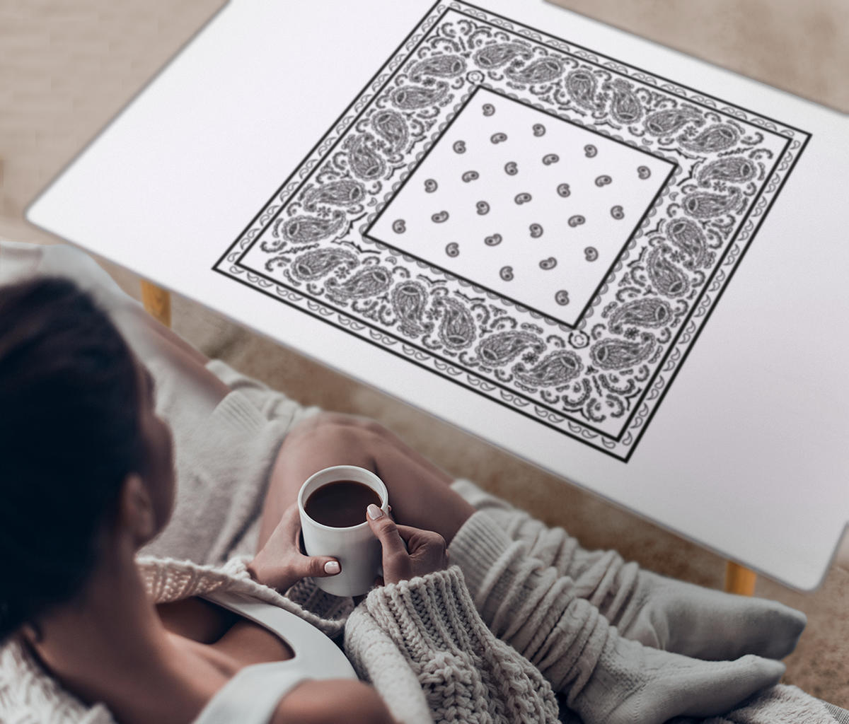 White Bandana Coffee Table