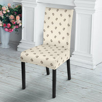 Cream and Brown Bandana Dining Chair Covers - 4 Pattern