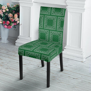 Classic Green Bandana Dining Chair Covers - 4 Patterns