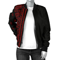 black women's bomber jacket