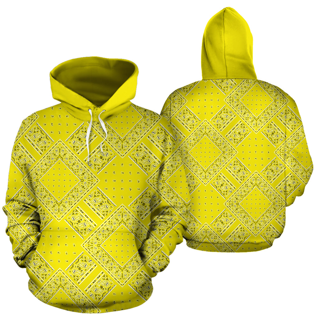 yellow bandana hoodie
