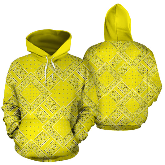 yellow bandana hoodie