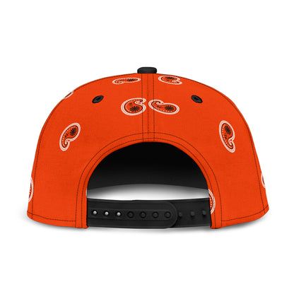 Perfect Orange Bandana Snapback Cap