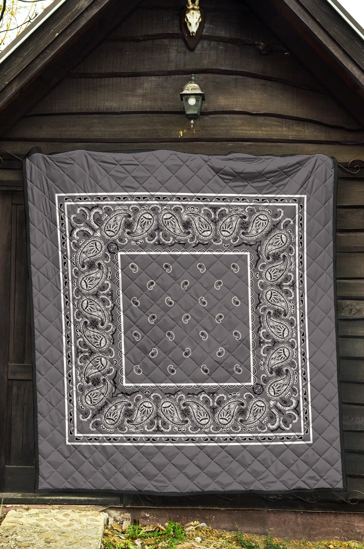 grey bandana quilt