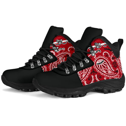 Classic Red Bandana Alpine Boots