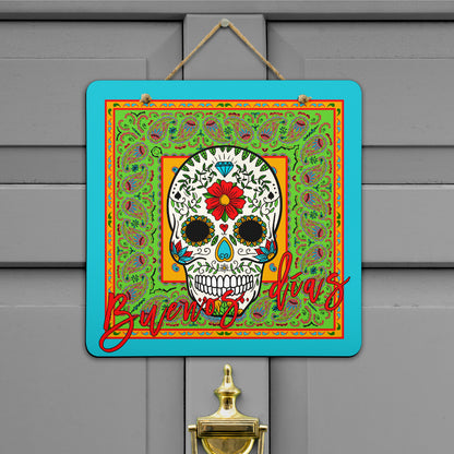 Sugar Skull Door Signs