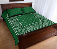 green money bandana bedspread set