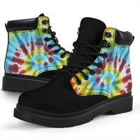 Tie Dye Spiral All Season Boots