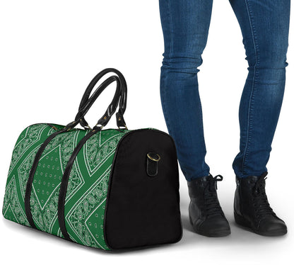 green bandana carry on bag