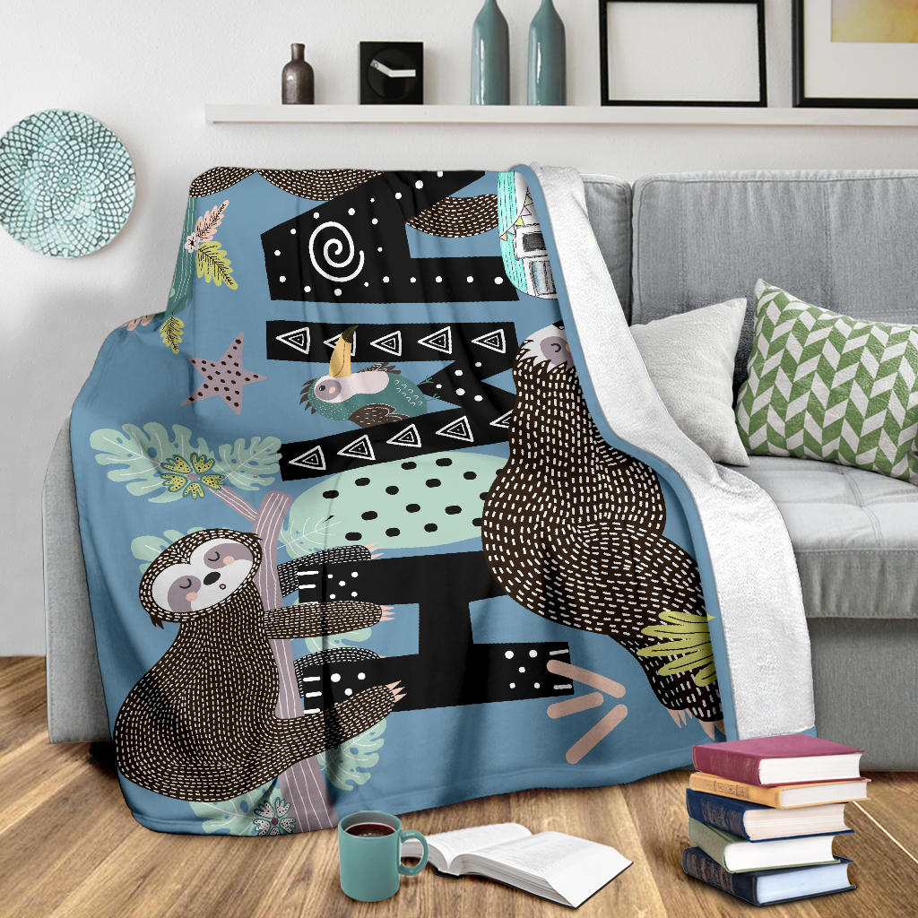 HOWA Sloths Blanket