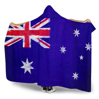 Australian flag hooded blanket