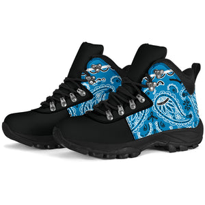 Sky Blue Bandana Alpine Boots
