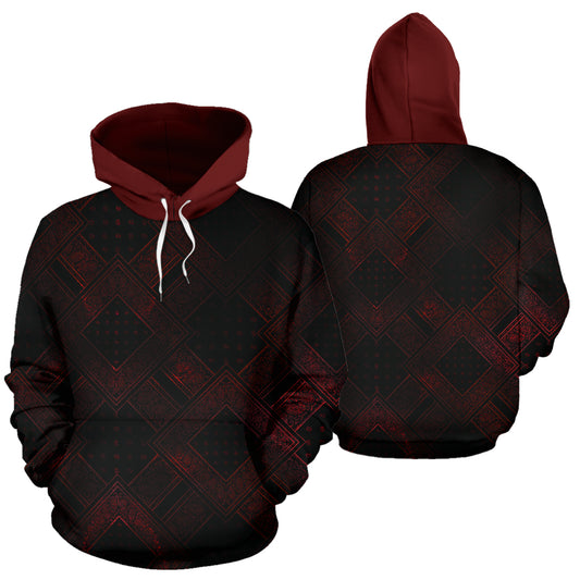 grungewear bandana hoodie