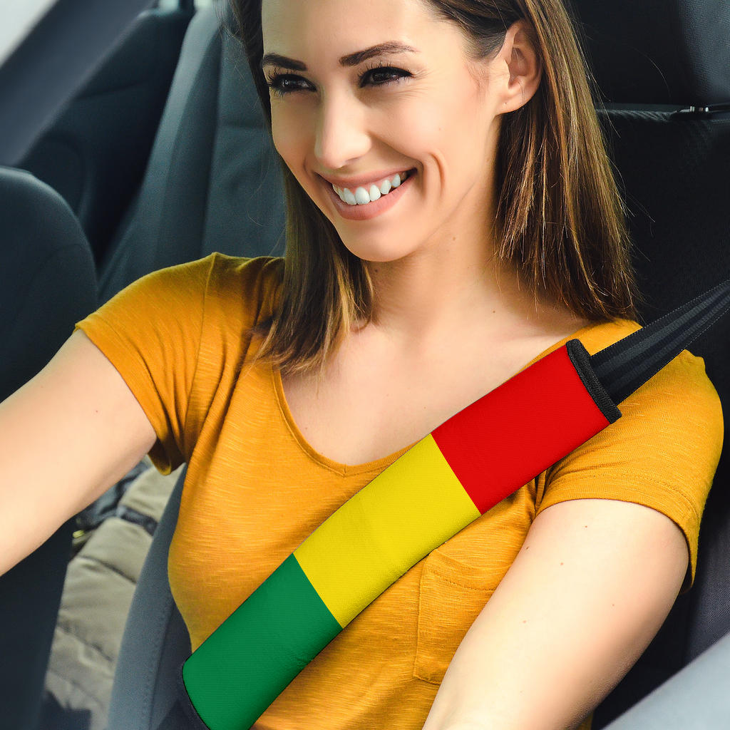 Rasta Bandana Seat Belt Covers - 4 Styles