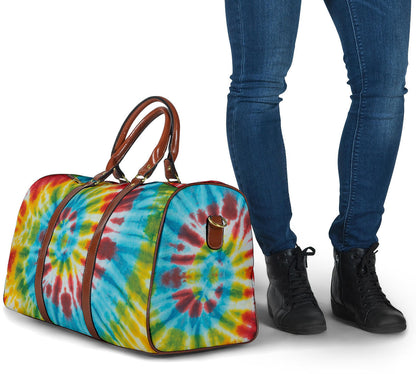 groovy retro ti dye luggage