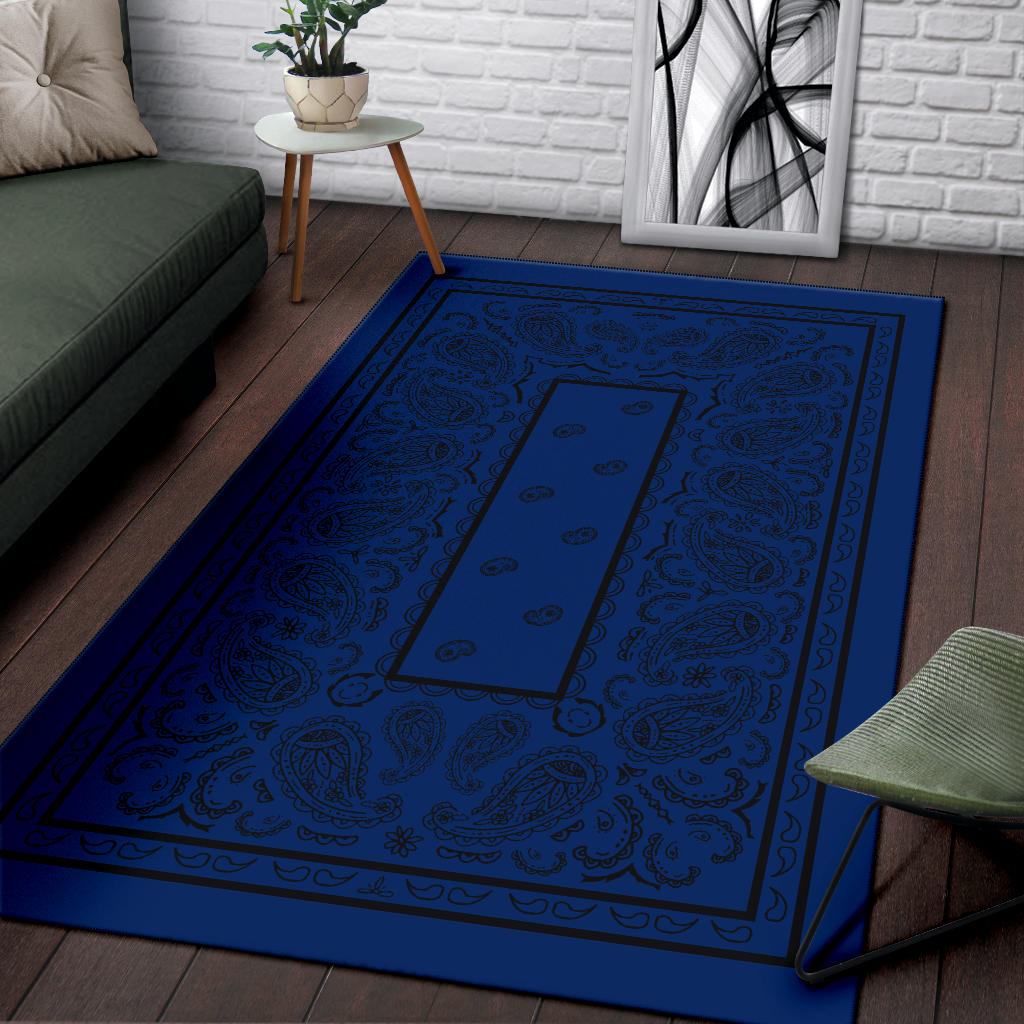 blue throw carpets