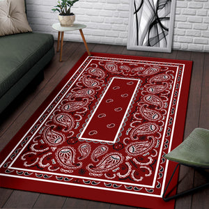 maroon red accent rug