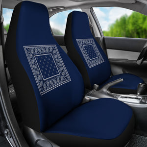 navy blue bucket seat cover