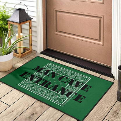 Classic Green Bandana Funny Door Mats