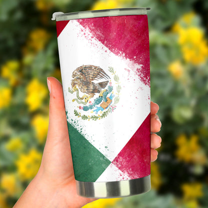 Mexico Flag Patches Tumblers