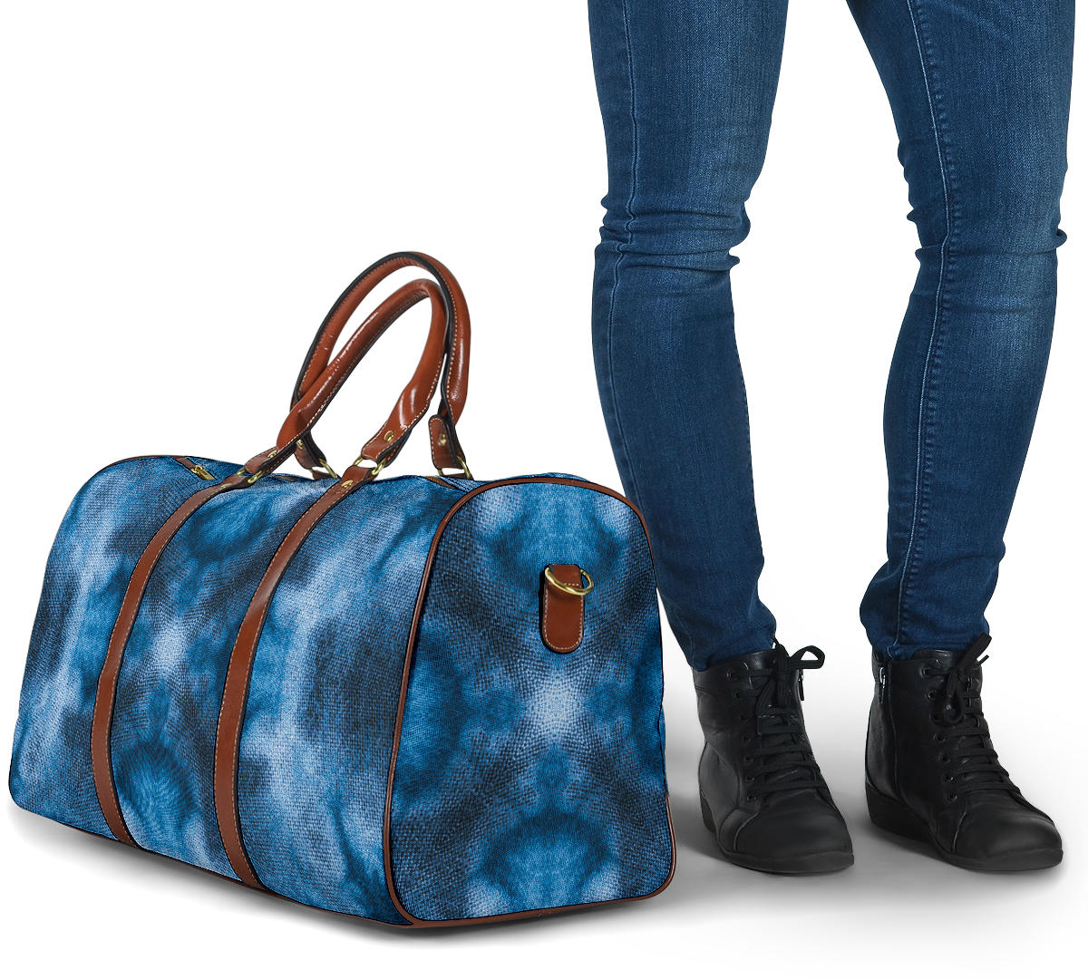 retro tie dye travel bag