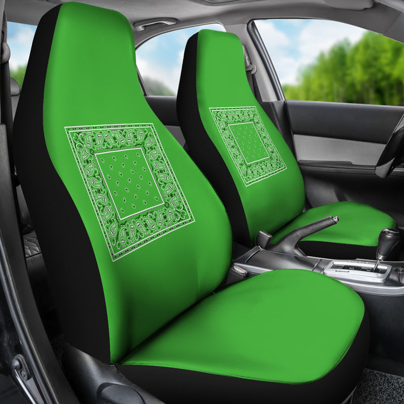lime green car seat cover