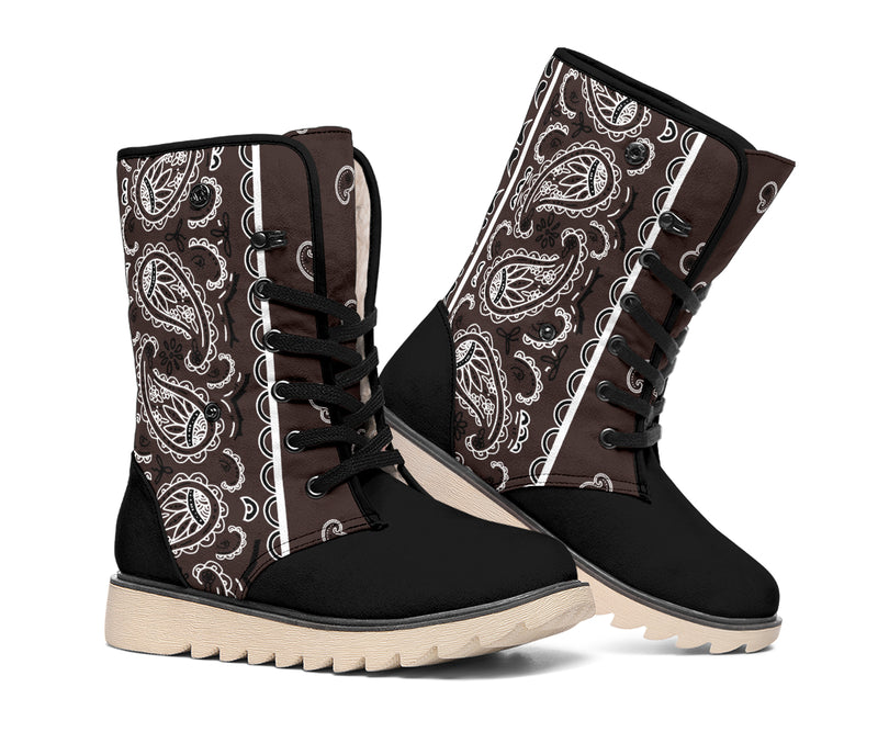 bandana snow boots