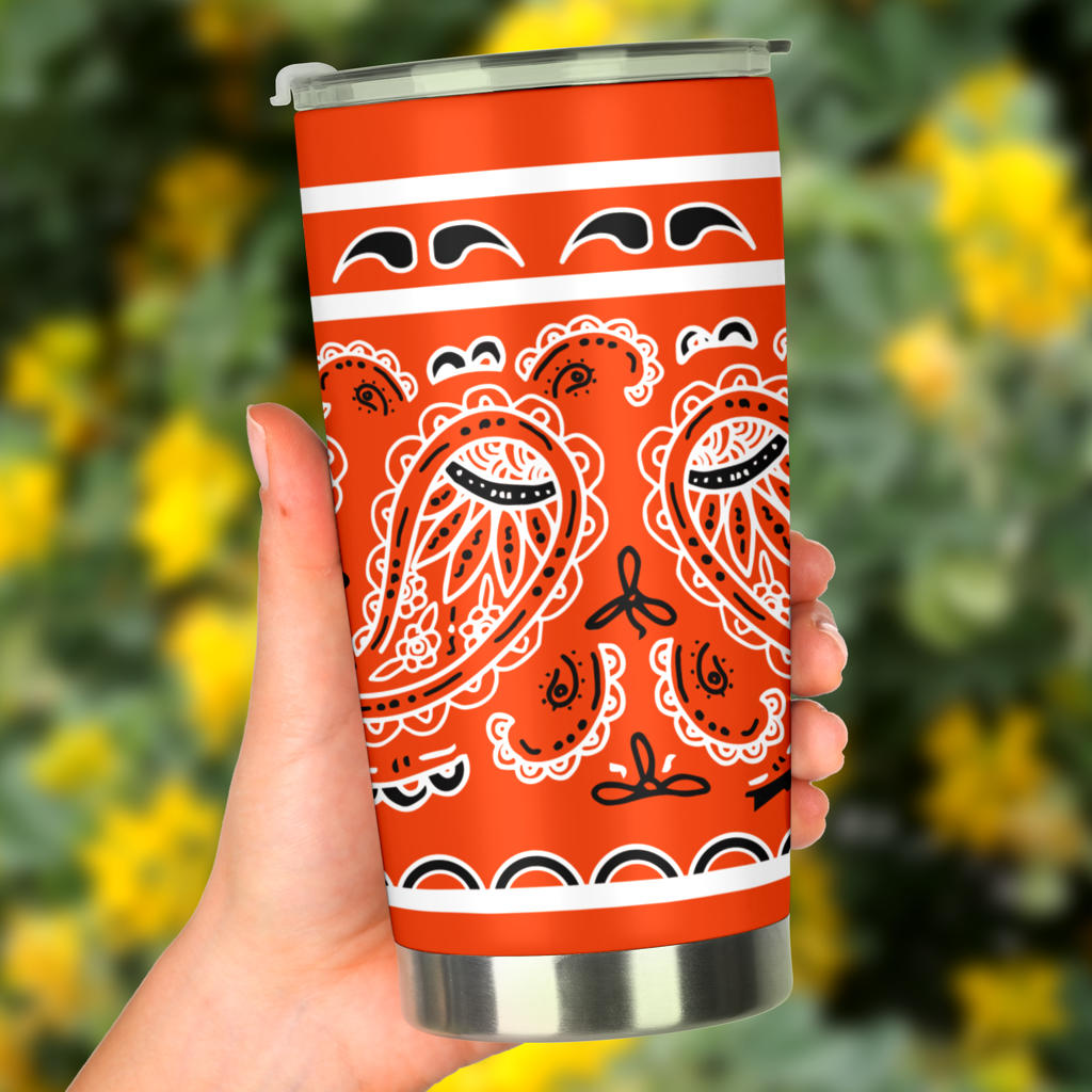 Perfect Orange Bandana Tumblers