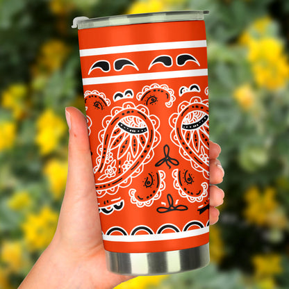 Perfect Orange Bandana Tumblers