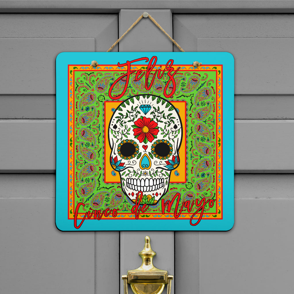 Sugar Skull Door Signs