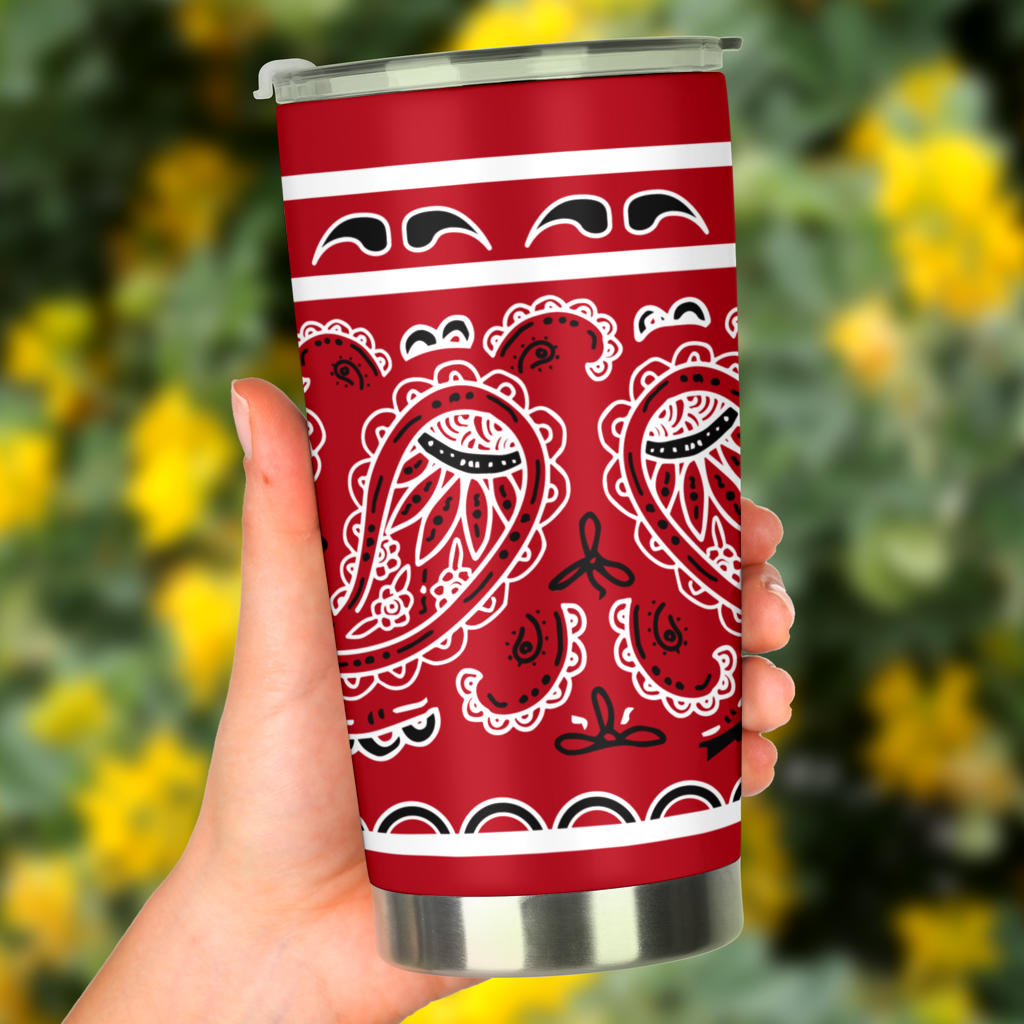 Classic Red Bandana Tumblers