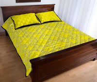 yellow bandana bed set