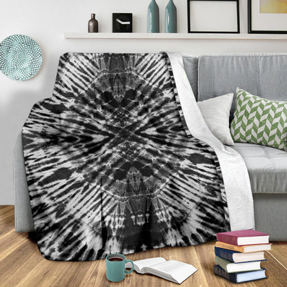 Ultra Plush Abyss Tie Dye Throw Blanket