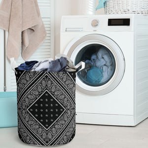 Black Bandana Laundry Hamper
