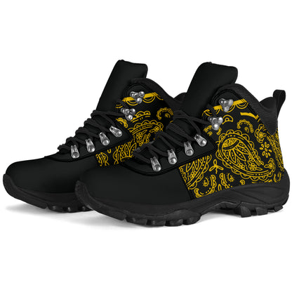 Black Gold Bandana Alpine Boots