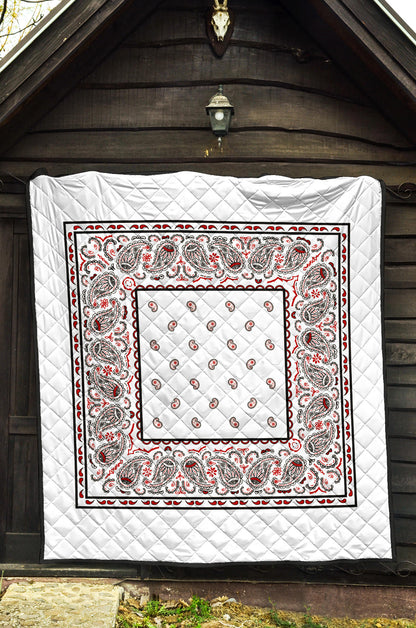 Quilt - Wicked White Bandana Quilt