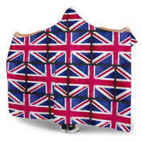 Ultimate United Kingdom Tiled Flag Hooded Blankets