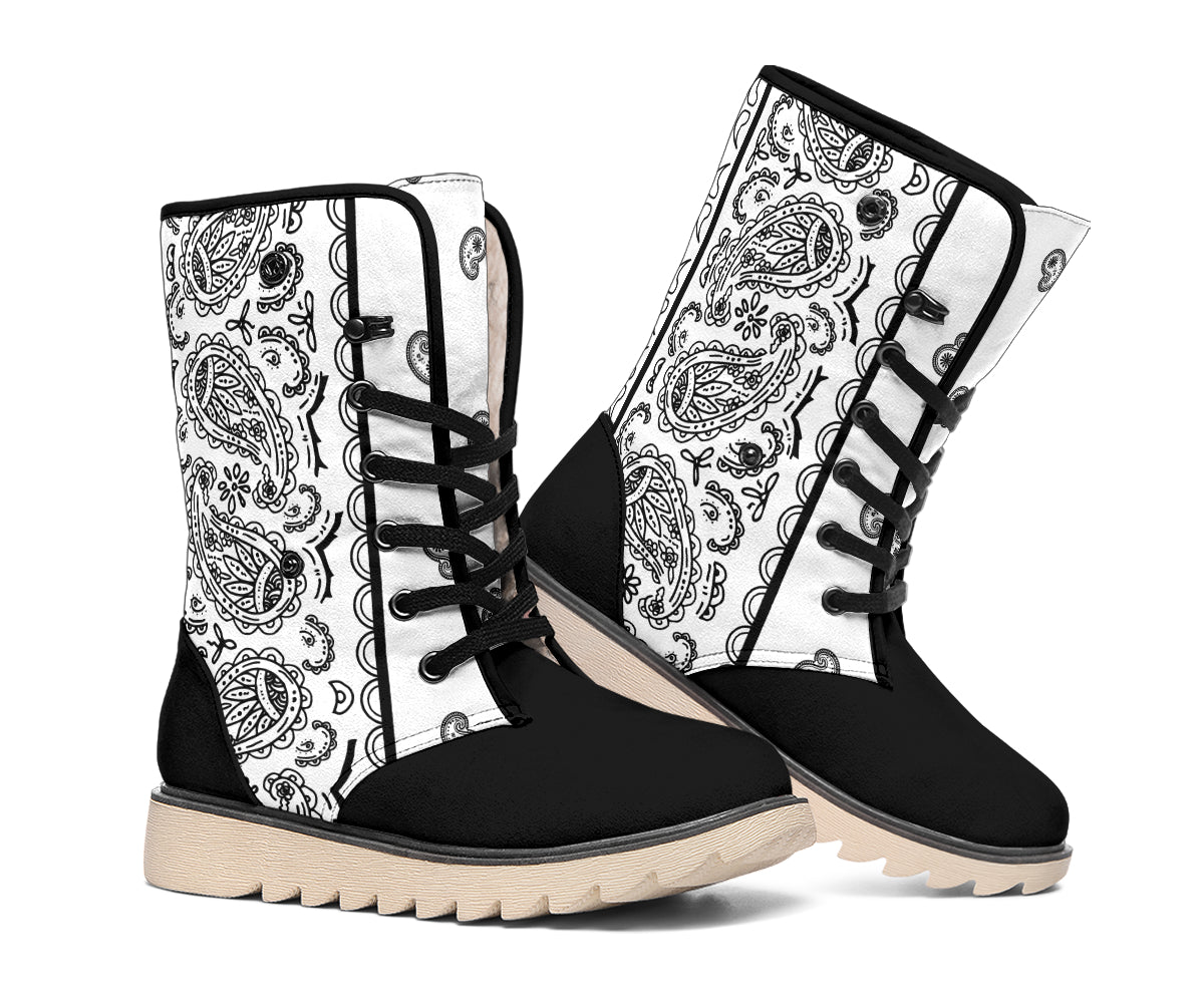 white bandana women's bots for women