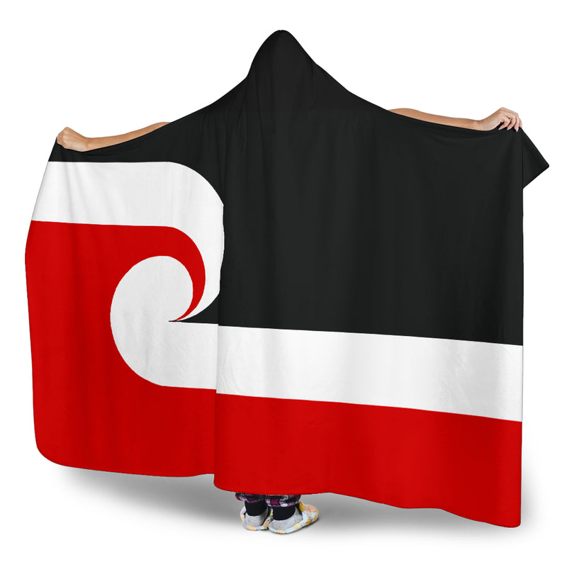 Ultimate Maori Flag Hooded Blanket