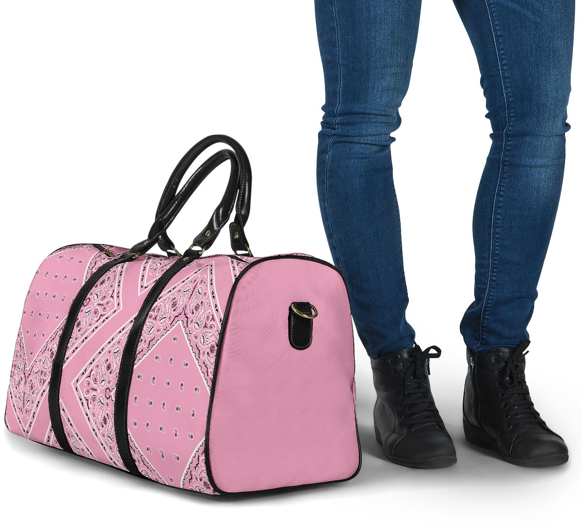 pink bandana bag