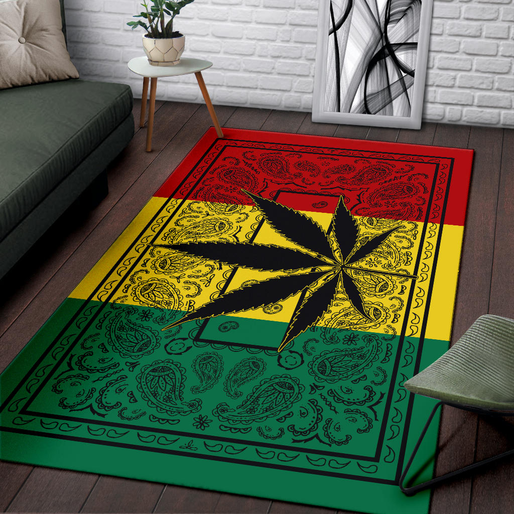 Rasta 420 Bandana Area Rugs