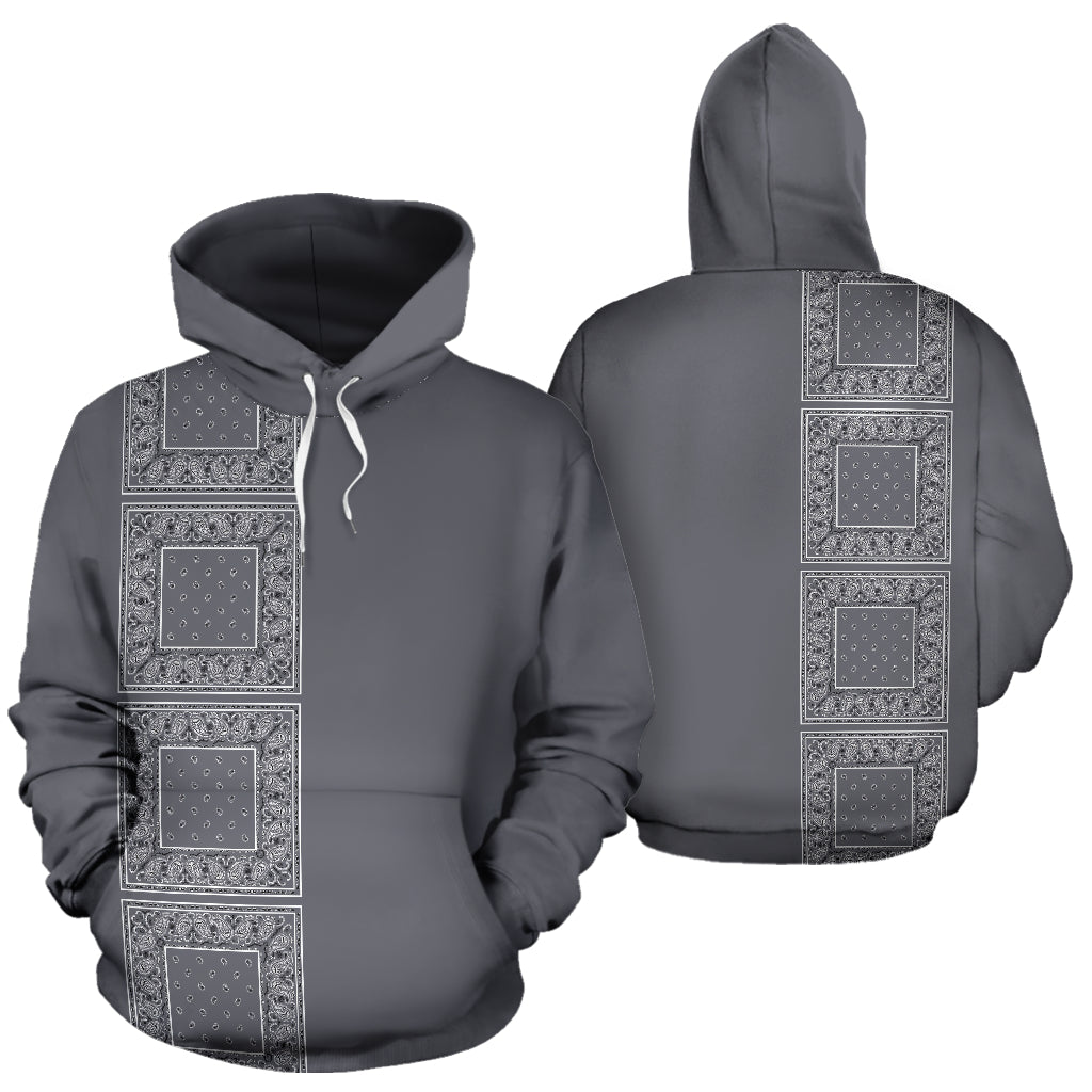 gray bandana hoodies