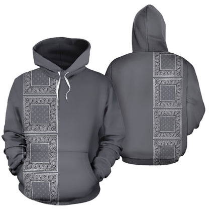 gray bandana hoodies
