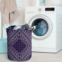 Laundry Hamper - Purple Bandana