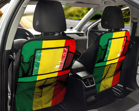 rasta flag auto seat organizers