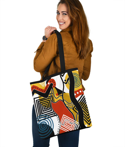 Retro Abstract Tote Bag 1