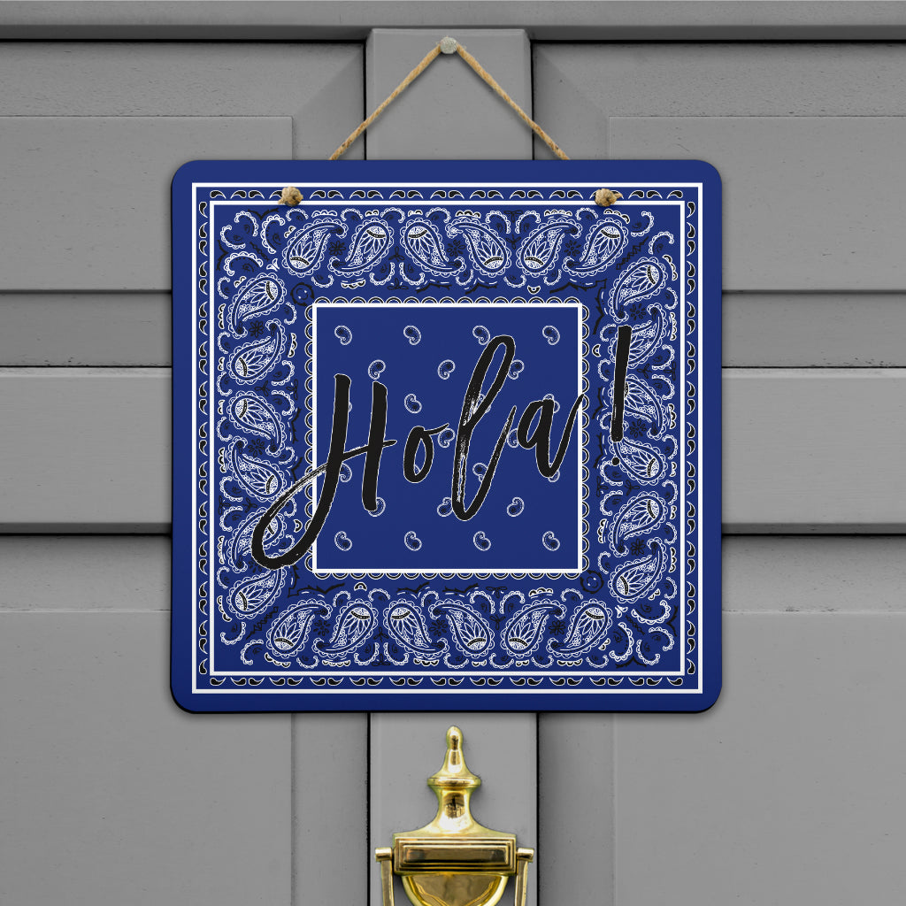 Royal Blue Bandana Signs