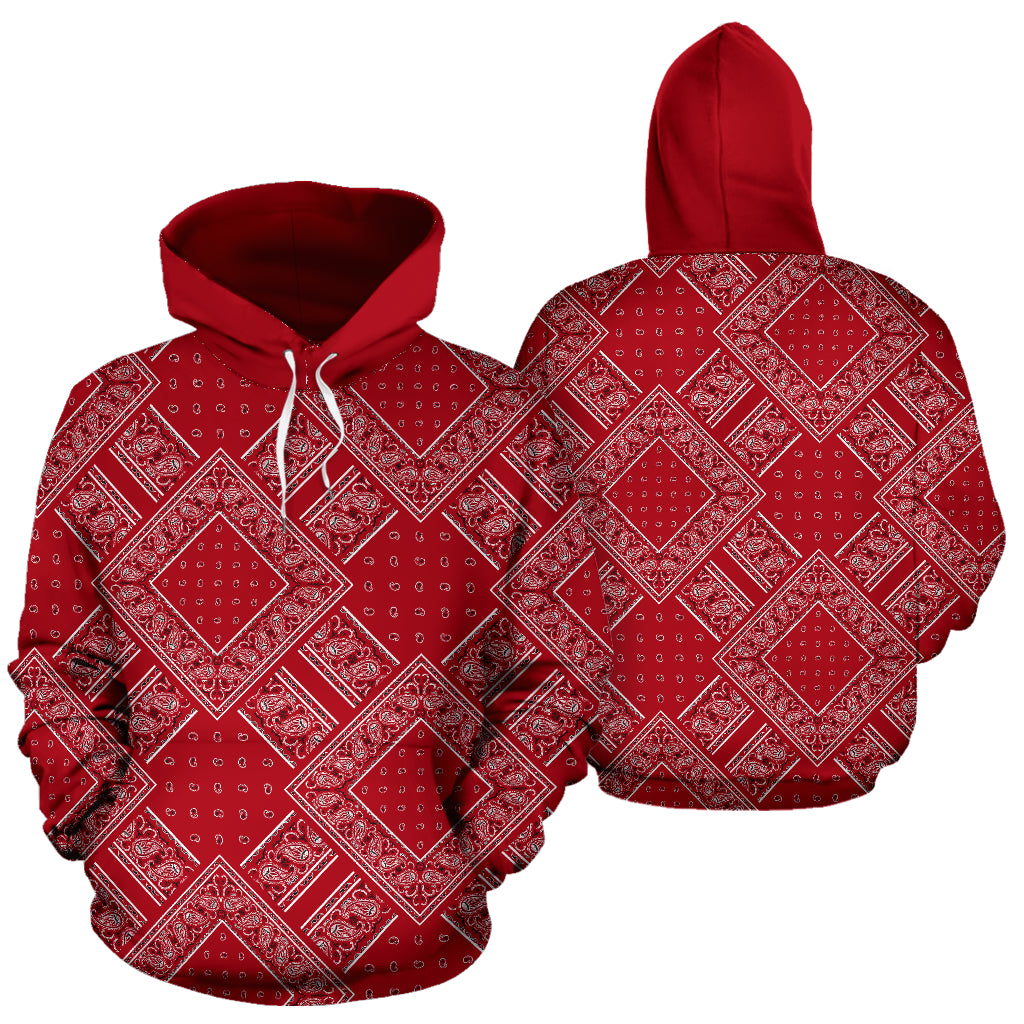 red bandana hoodie